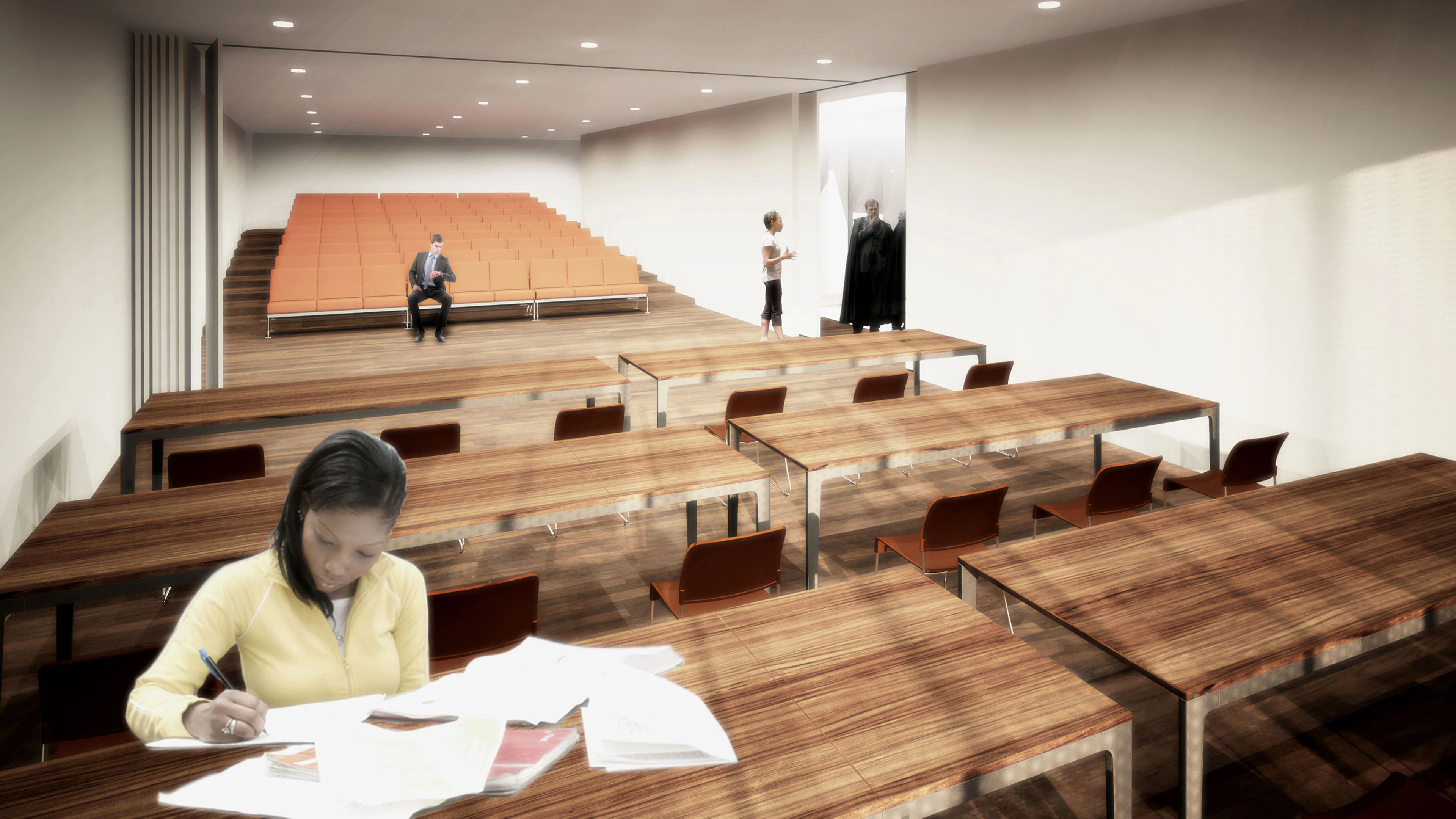 Auditório e sala de multimídia da Biblioteca da Faculdade de Direito da USP
