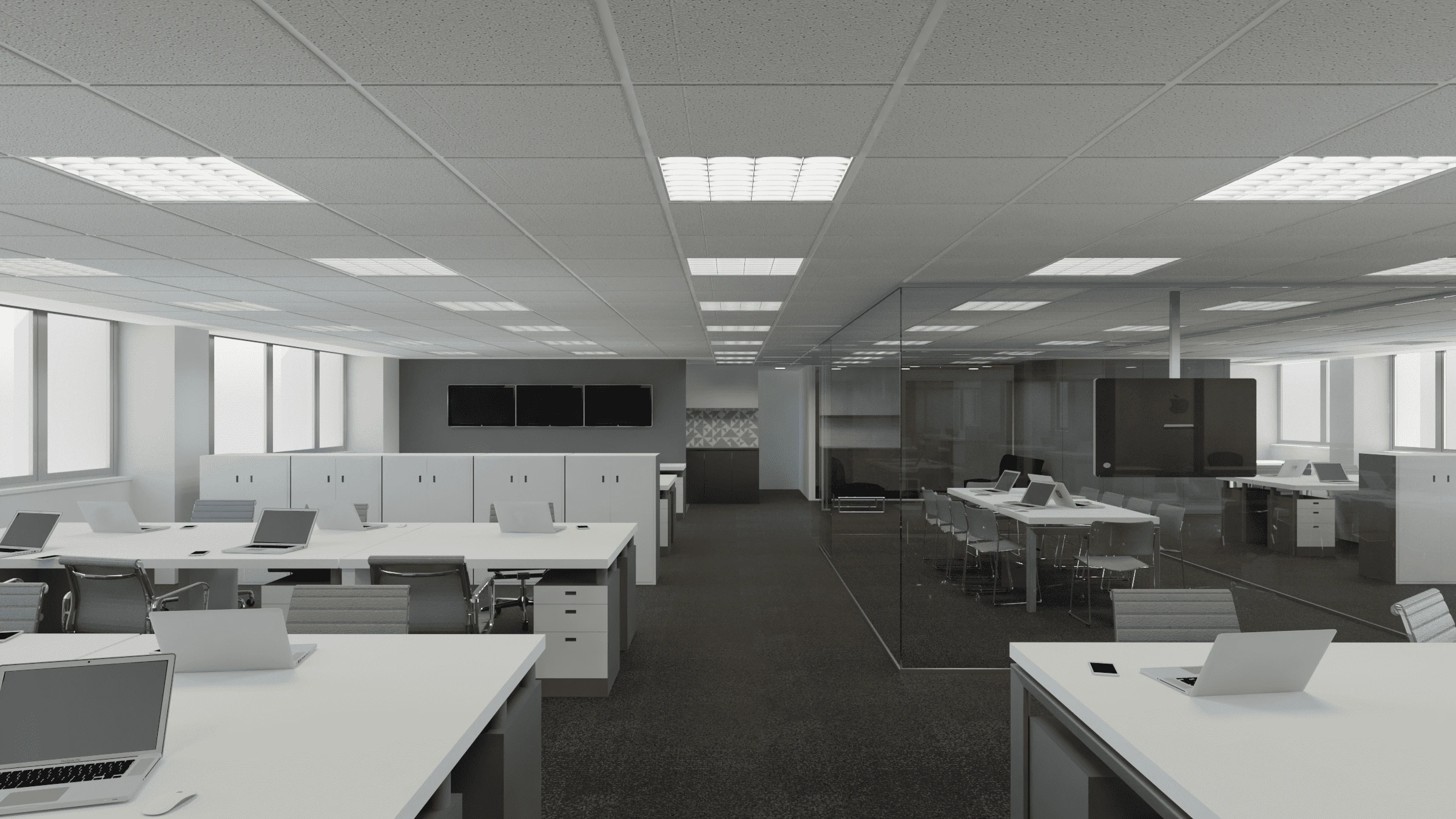 Espaço integrado da sede corporativa da Tennisbar | 2