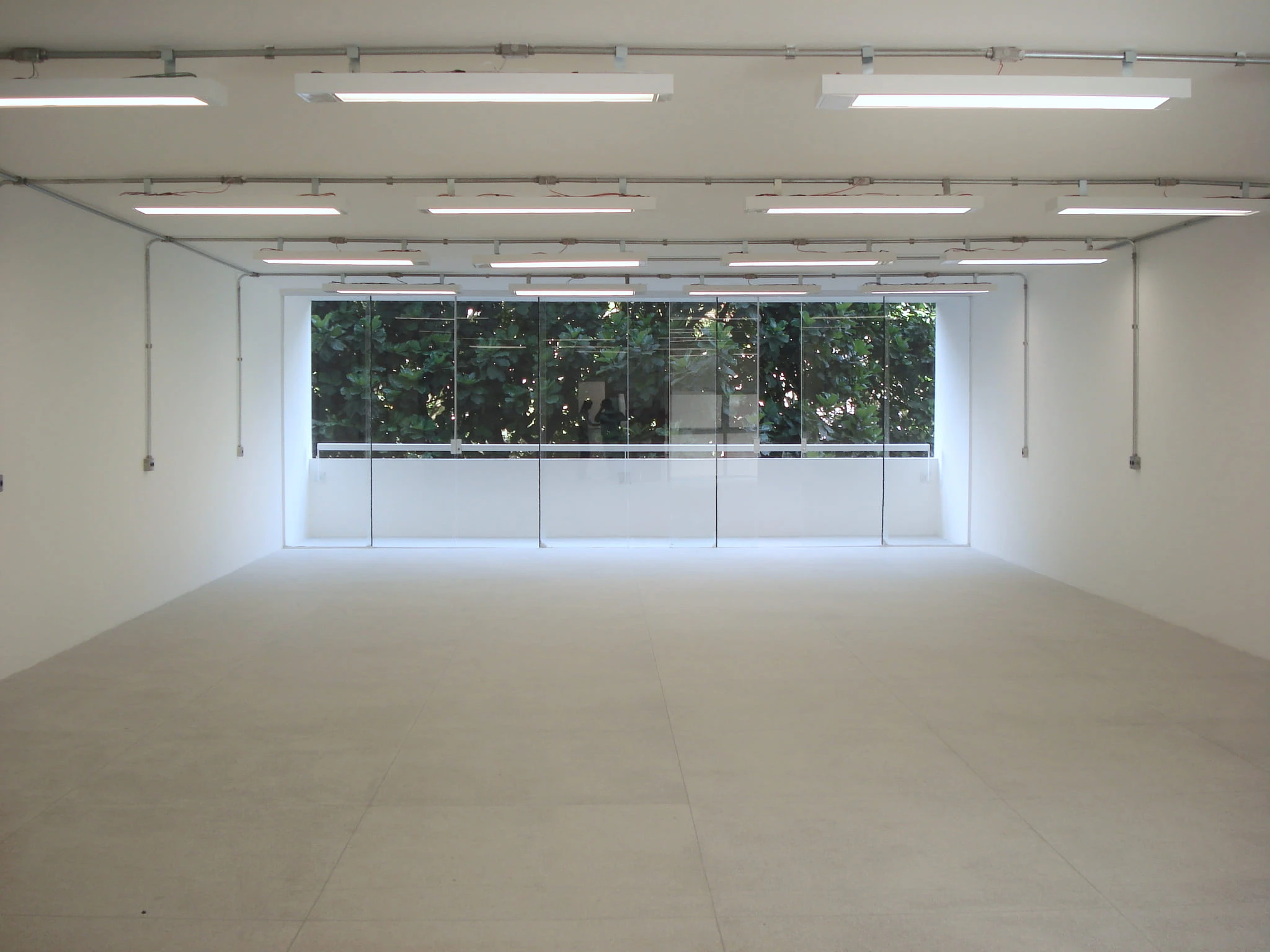 Vista da sala de oficina da SP Escola de Teatro