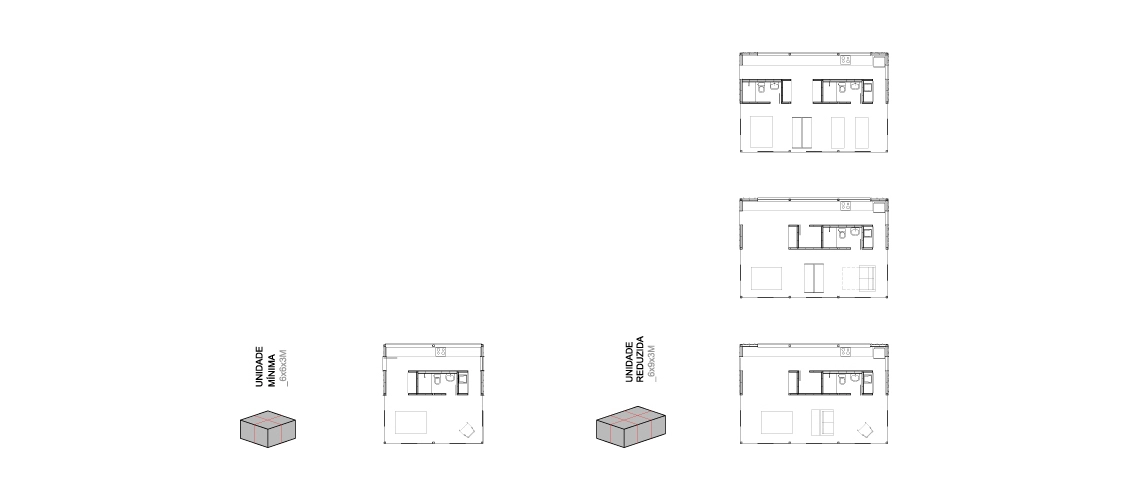 Plantas - Unidades Mínima e Reduzida