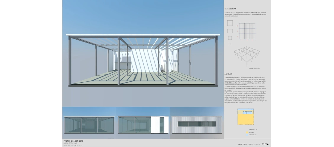 Casa Modular - Prancha 1